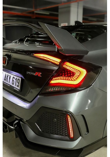 Honda Civic Fc5 2016-2019 Omurga Led Stop Smoke
