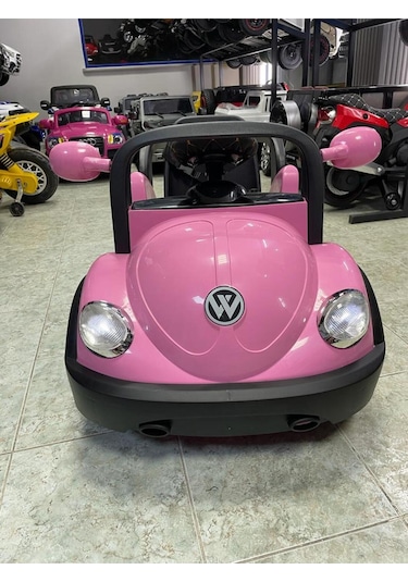 Akülü Araba Volkswagen Pembe