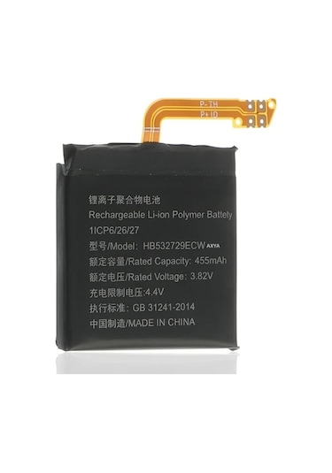 Huawei Gt-2e 46mm Pil Batarya Hb532729efw 3.8v 460mah