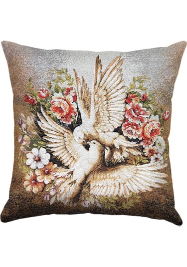 K53-Dokuma Goblen Kırlent Kılıfı