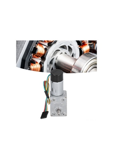 Aubyhe 24v Dc Metal Gerekli Motor, Otomatik Kilitleme, Kodlayıcı, 6mm Çıkış Eşiği, Endüstriyel Sürücü Cihazı