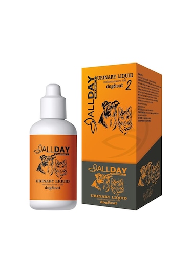 Allday 2 Urinary Liquid Kedi ve Köpekler İçin Şurup 100 ML
