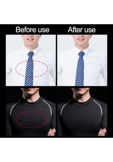 Jmsstore Göğüs Etiketi Bandı Traceless Yumuşak Anti - Transparan Kahverengi