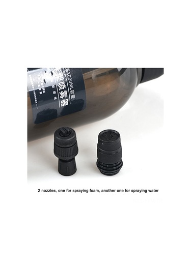 Geeksen 2 Nozüllü Köpük Püskürtme Aparatı - Araba Yıkama Ve Bahçe Sulama İçin Pratik Sprey Şişe