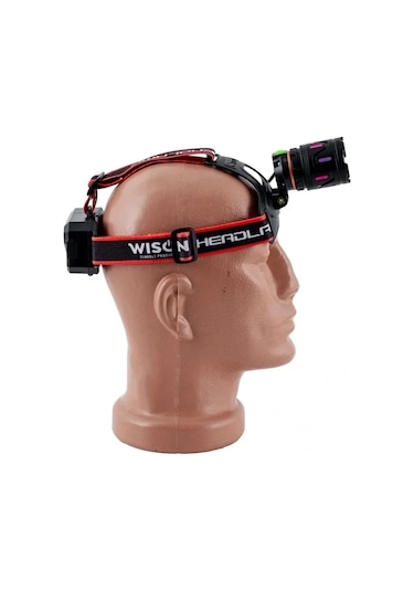 Wıson Şarj Edilebilir Kafa Lambası - Wison - 1800 Lümen - 25 Watt Çok Renkli