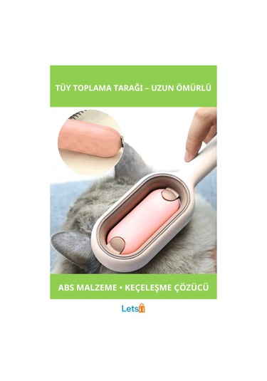 Uzun Ömürlü Yüksek Kalite Kedi Köpek Tüy Toplama Tarağı