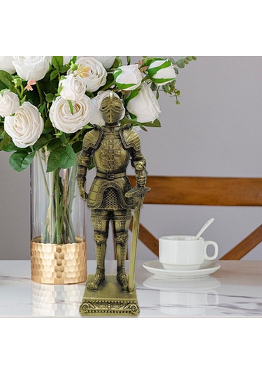Suntek Magideal Ortaçağ Şövalye Heykeli Soyut Sanat Heykel Bronz