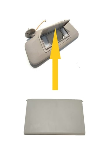 Opel Astra J Güneşlik Makyaj Aynası Kapağı Gri