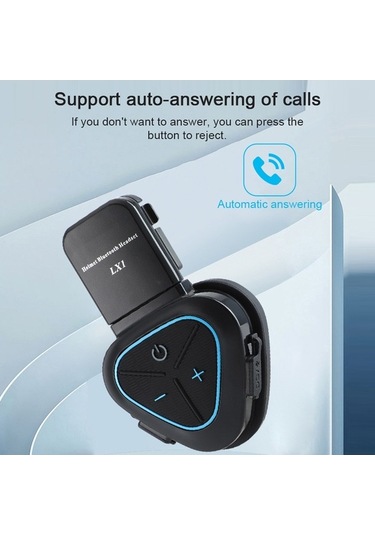 Bt5.0 Motosiklet Kulaklığı - Su Geçirmez, Gürültü Önleyici, 25 Saat Konuşma, Çift Telefon Bağlantılı