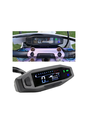 Motosiklet Rpm Ölçer Dijital Kilometre Kilometre Sayacı K20730-2