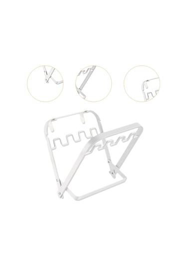 Suntek Kamp Çöp Torbası Tutucu Asılı Partileri Için Piknik Beyaz Beyaz