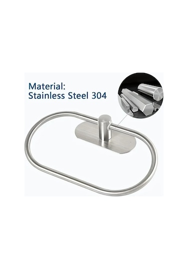 Besthome1 Modern Gümüş Banyo Havluluk, Pratik Organizasyon Ürünü Siyah Siyah