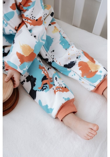 Lilabio Kız Erkek Çocuk %100 Pamuk 1.5 Tog Desenli Uyku Tulumu Çok Renkli Lilabio Kız Erkek Çocuk %100 Pamuk 1.5 Tog Desenli Uyku Tulumu Çok Renkli