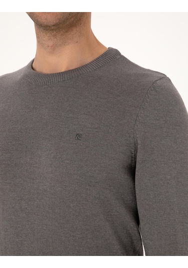 Pierre Cardin Erkek Gri Melanj Kazak /triko 50314192-vr086 Gri Melanj