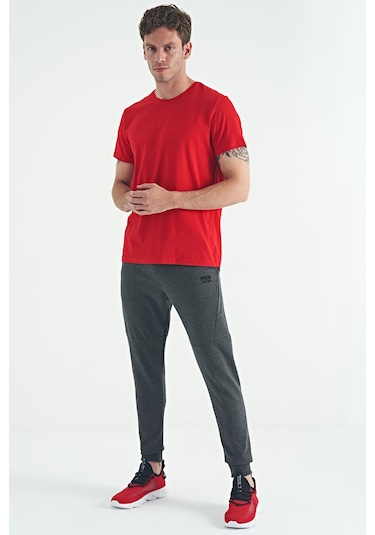 Air Jones Tommy Life Calvin Kırmızı Basic Erkek T-shirt - 88245 Kirmizi