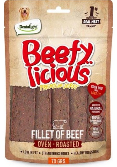 Dentalight Beefy Fillet Sığır Etli Köpek Ödül Maması 70 Gr
