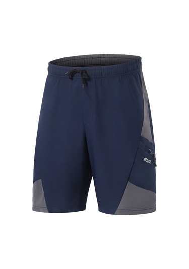 Arsuxeo 2 In 1 Cepli Yastıklı Bisiklet Şortu Erkekler Bisiklet Xl Mavi