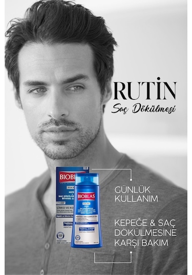 Bioblas Thermal Expert Men Kepek ve Saç Dökülmesine Karşı Şampuan 360 Ml