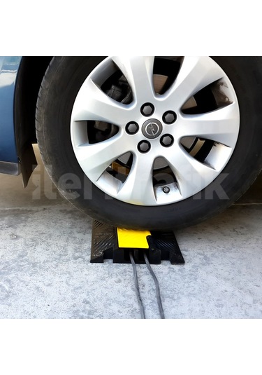 Kablo Kanallı Hız Kesici 2 Kanallı. Yol Kasisi 25 x 100 x 4.5 CM