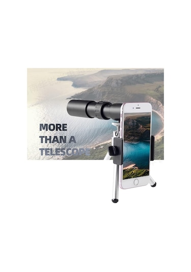 Profesyonel 10-300x40mm Güçlü Dürbünler Uzun Menzilli Monoküler Teleskop Hd 4k Kamp İçin Bak4-prizma Renk: 1 Set