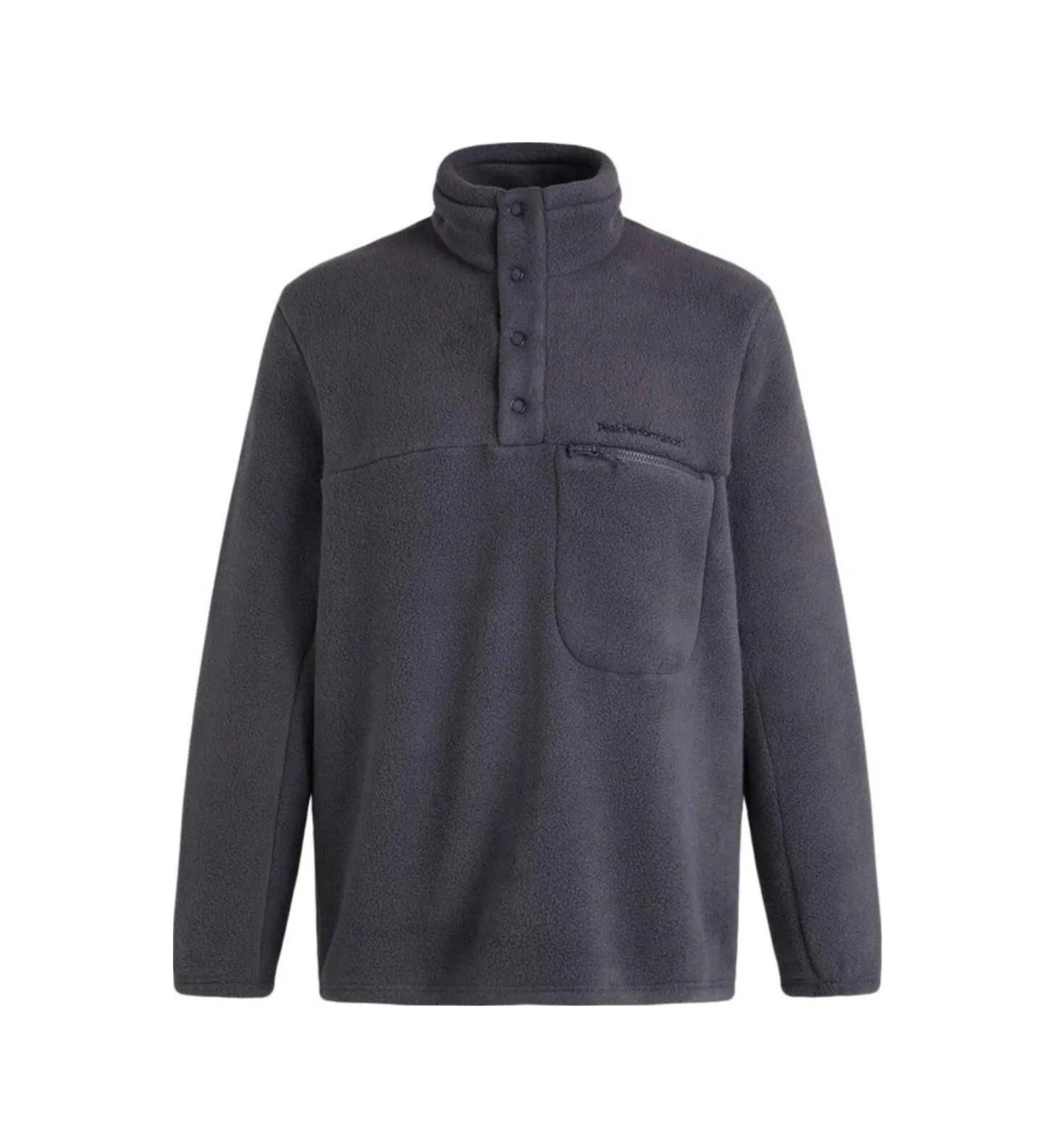 Peak Performance G78165010 M Fleece Snap T-neck Erkek Polar 001