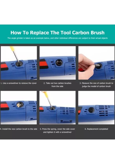 D.kovalev Elektrik Motorları İçin Grafit Fırçalar 2 Adet 140571676