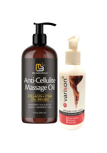 Anti-cellulite Selülitlere Son Anti-selülit Masaj Yağı 240 Ml + Varison 120 Ml Varis Giderici Krem