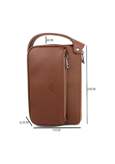 Erkek Taba Seyahat Günlük Çok Bölmeli Portföy Çanta El Çantası Taba