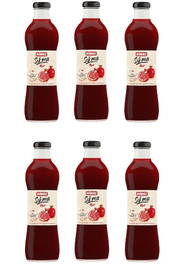 Dimes Sıkma %100 Nar Suyu 700 Ml X 6 Adet