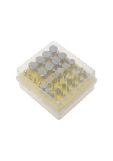 Singree 50 Adet Elmas Kaplı Döner Taşlama Uçları - Metal Kesme Ve Parlatma İçin 3.17mm Şanklı Set