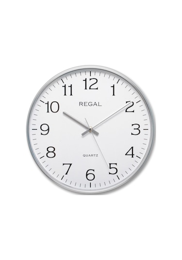 Regal 0250Sw Sessiz Akar Saniyeli 30Cm Duvar Saati