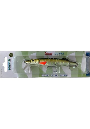 Balzer 13469 102 Colonel Uv Striker Pike 11cm 14gr 90cm Dalarlı Maket Yem