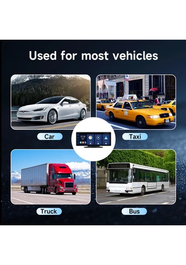 10.26inç Dokunmatik Ekran Wifi Bluetooth 4k Carplay Ön-arka Kamerası 1600x600 Çözünürlük Uyumlu