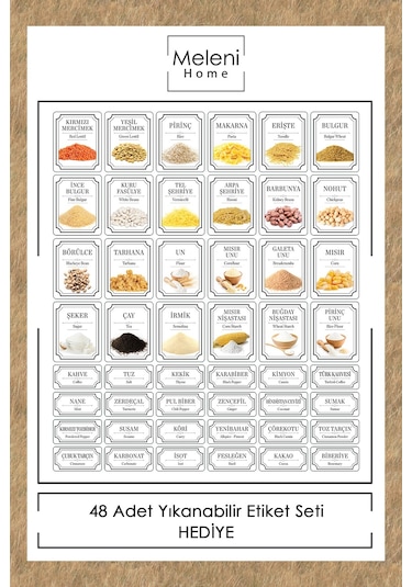 Meleni Home 24'lü Mega Set Pino Kare Erzak Saklama Kabı Seti Antrasit 8x 0,50 Lt-1,10 Lt -1,70 Lt Etiketli