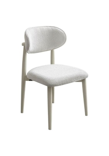 Polo Ahşap Bohem Sandalye Beyaz - Beyaz