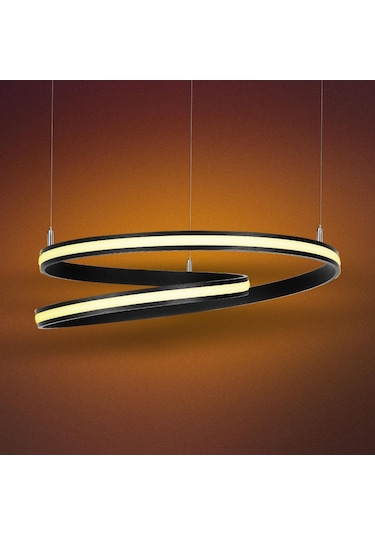 Sharp Bend Modern Led Avize Sarkıt Linear Aydınlatma