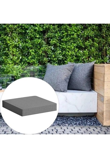 Flybuy İç Mekan-dış Mekan Koltuk Battaniyesi, Bahçe Sandalye Pedleri, Açık-gri Ty, Suntek Minder, Dayanıklı Ve Yumuşak, Kullanışlı Kılıf, 40x40x5cm Açık Gri