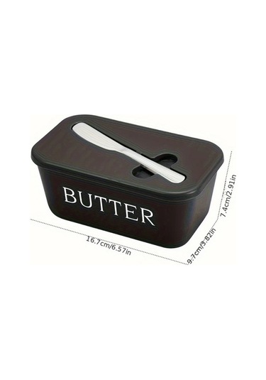 Trendooze Gaojunshop01 Dehov Premium Pp Beyaz Tereyağı Saklama Kaba Bıçaklı Dayanıklı Beyaz