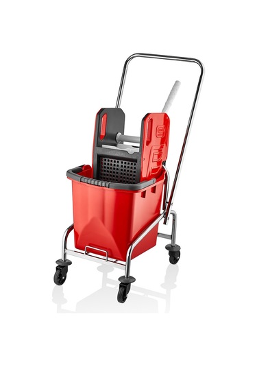 Ceymop Professional Krom Tek Kovalı Temizlik Seti Plastik Presli