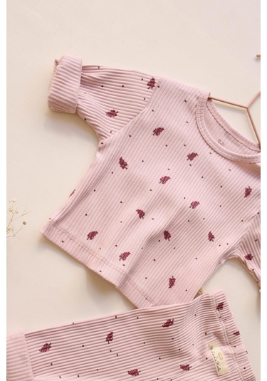 Grape Bebek Alt Üst Takım Lila