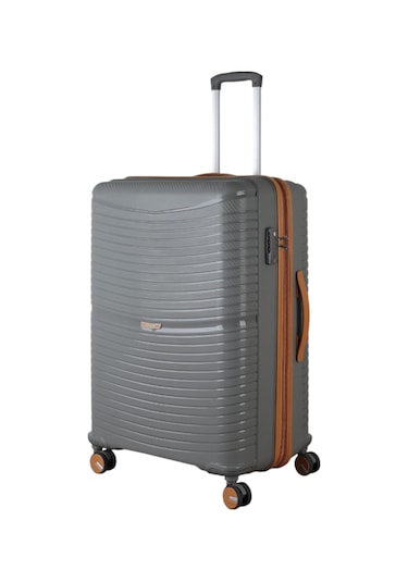 Mçs Group V379 Aura Y.üretim Pp Valiz 75 Cm S21yy100014275 11156 Gri/hardal