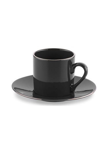 Korkmaz Siesta Collection 6lı Kahve Fincan Takımı Siyah