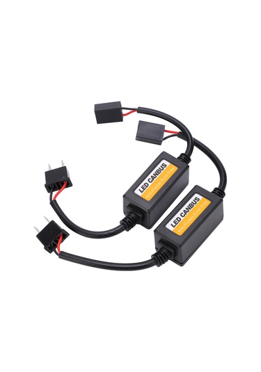 Honmex 2 Adet H7 Led Decoder - Araç Gösterge Paneli Hata Kodunu Kaldırıcı, Titremeyi Önleyici, Dc 9v-16v Uyumlu