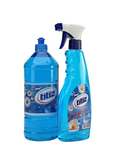 Titiz Cam Temizleyici 500 ML + 1 L Yedek