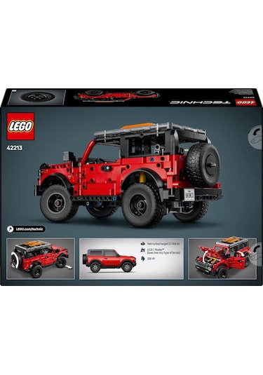 LEGO® Technic Ford Bronco® SUV 42213 - 9 Yaş ve Üzeri Araç Seven Çocuklar için Yaratıcı Oyuncak Yapım Seti (943 Parça)