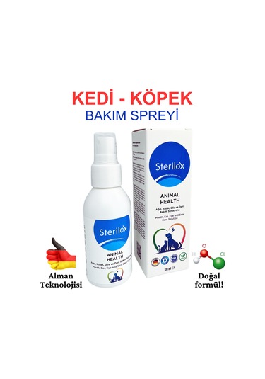 Sterilox Animal Health Yara Ağız Göz Bakım Solüsyonu 100 ML