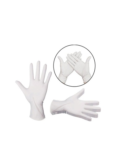 Trendooze Suntek 10 Adet Güçlü Nitril Eldiven, Evcil Hayvan Bakım İçin Pudrasız