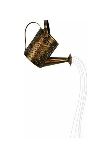 Pazly Güneş Enerjili Sulama Boş Kova İp Işığı Dış Mekan Bahçe Şelale Lamba Dekor Braketsiz