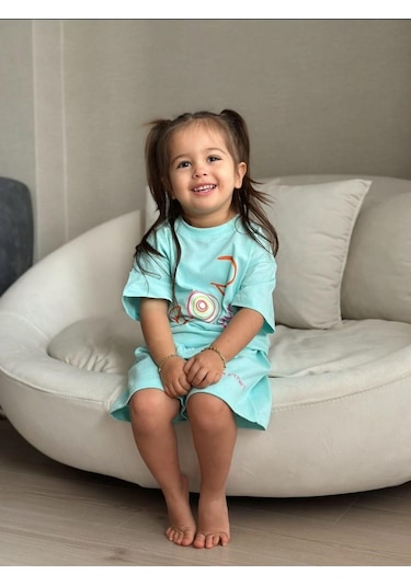 Bonjour Şortlu Çocuk Takım Yeşil