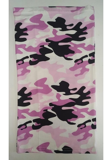 Buff Manolia Ecostretch Pembe Kamuflaj Çok Işlevli Bandana
